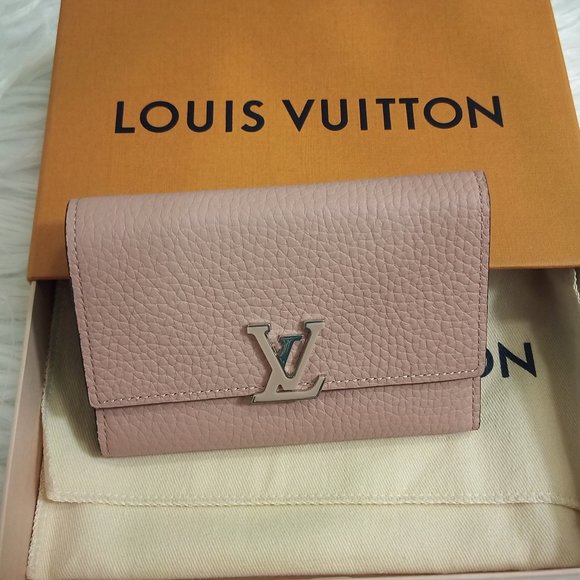 Louis Vuitton Handbags - Brand New! LV Capucines Trifold Compact Wallet Magnolia Pink (Full Inclusion)
